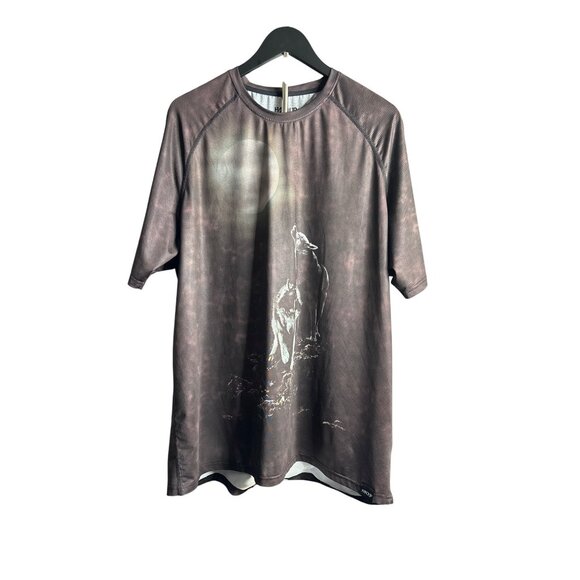 HANDUP Apparel Men's Brown Wolf Vent Top Cycling Shirt XL NWOT - Picture 1 of 8